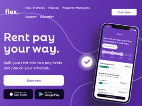 'getflex.com' screenshot