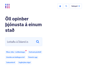 'island.is' screenshot