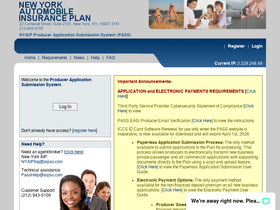 'nypass.com' screenshot