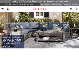 'belfortfurniture.com' screenshot