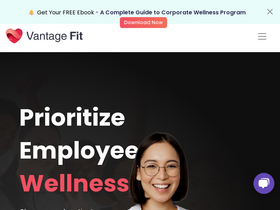 'vantagefit.io' screenshot