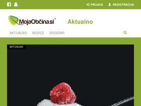 'mojaobcina.si' screenshot