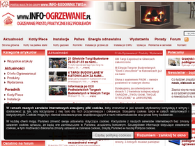 'info-ogrzewanie.pl' screenshot