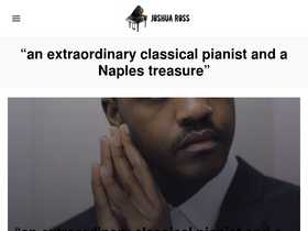 'joshuarosspiano.com' screenshot