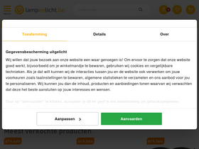 'lampenlicht.be' screenshot