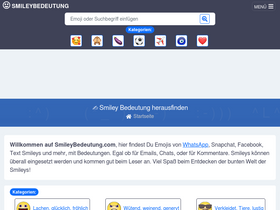 'smileybedeutung.com' screenshot