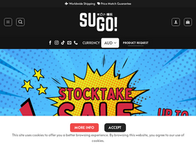 'sugotoys.com.au' screenshot