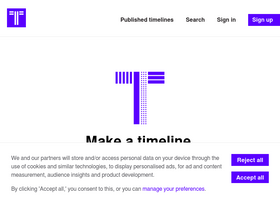 'timetoast.com' screenshot