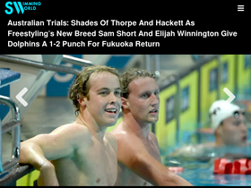 'swimmingworldmagazine.com' screenshot