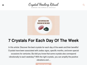 'crystalhealingritual.com' screenshot