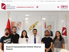 'akillifabrikasistemleri.ikcu.edu.tr' screenshot