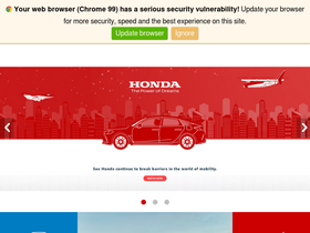 'mygarage.honda.com' screenshot