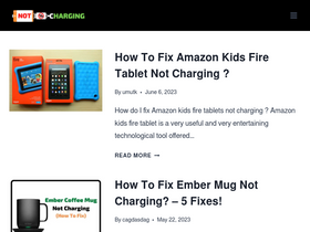 'notcharging.com' screenshot