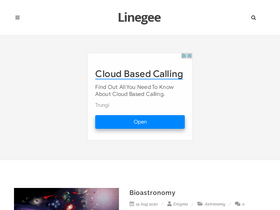 'linegee.net' screenshot