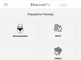 'doktorfit.edu.pl' screenshot