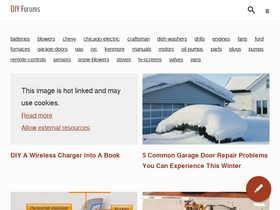 'diyforums.net' screenshot