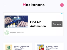 'hackanons.com' screenshot