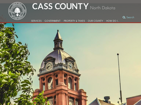 'casscountynd.gov' screenshot