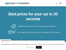 'scrapcarcomparison.co.uk' screenshot