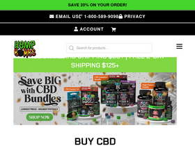 'hempbombs.com' screenshot
