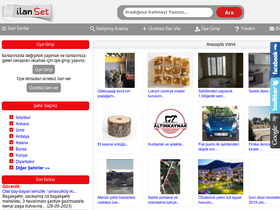 'ilanset.com' screenshot