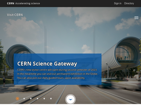 'visit.cern' screenshot