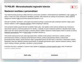 'polar.cz' screenshot