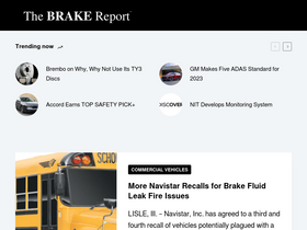 'thebrakereport.com' screenshot