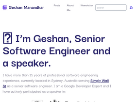 'geshan.com.np' screenshot
