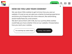 'comicrelief.com' screenshot