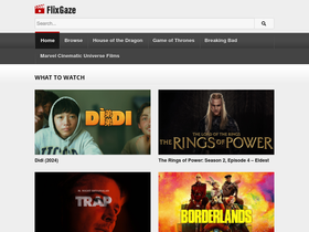 'flixgaze.com' screenshot