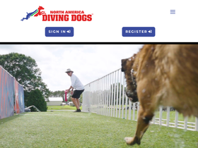 'northamericadivingdogs.com' screenshot