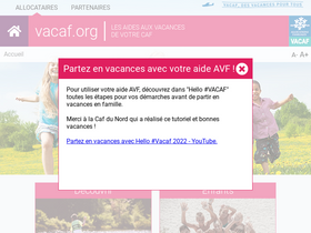 'vacaf.org' screenshot