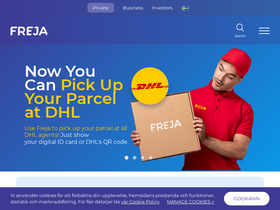 'frejaeid.com' screenshot