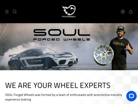 Soul Forged Wheels homepage screenshot
