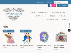 autumnsheart.com homepage screenshot