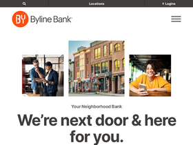 'bylinebank.com' screenshot