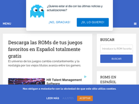 'romsmania.net' screenshot