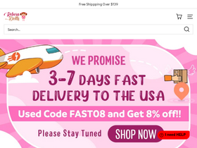 'reborndollsshop.com' screenshot