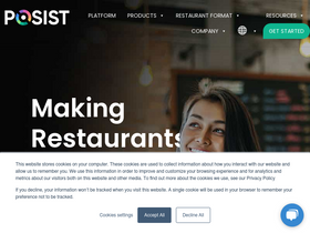 'posist.com' screenshot