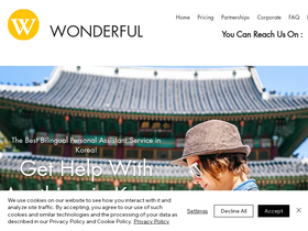 'gowonderfully.com' screenshot