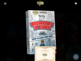 'trainingforcomics.com' screenshot