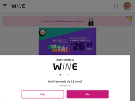 'wine.com.br' screenshot