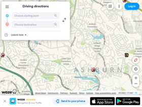 'waze.com' screenshot