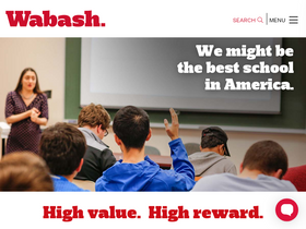 'wabash.edu' screenshot