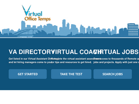 'virtualassistantjobs.com' screenshot