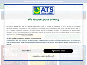 'atseuromaster.co.uk' screenshot