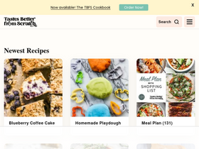 'tastesbetterfromscratch.com' screenshot