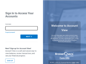 'myaccountviewonline.com' screenshot