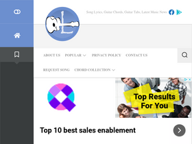 'lyricalchord.com' screenshot